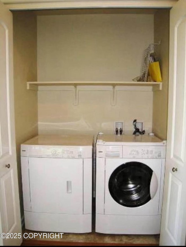 7252 Glade Pl # 4, Anchorage, AK 99518 - laundry area featuring washing machine and dryer