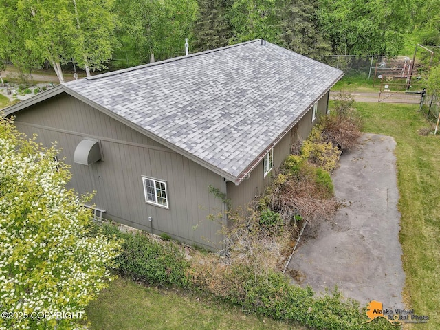 4745 Manytell Ave, Anchorage, AK 99516 - view of side of property with roof with shingles