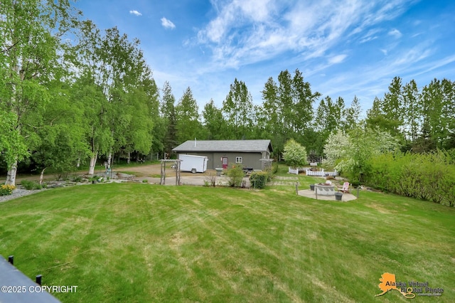 4745 Manytell Ave, Anchorage, AK 99516 - view of yard with view of scattered trees