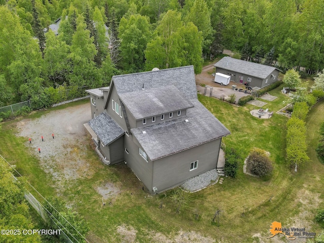 4745 Manytell Ave, Anchorage, AK 99516 - view of subject property with a heavily wooded area