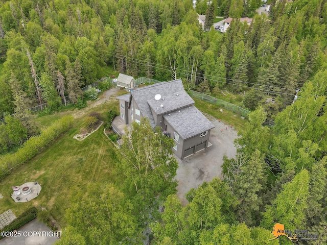 4745 Manytell Ave, Anchorage, AK 99516 - view of subject property with a heavily wooded area