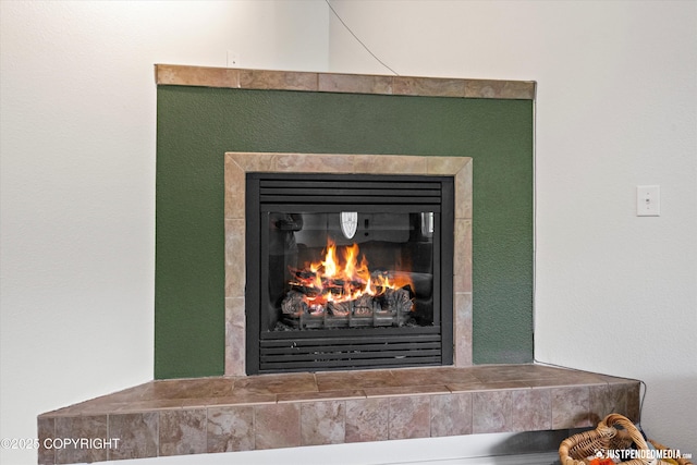 7490 W Rodney Cir, Wasilla, AK 99623 - detailed view of a fireplace