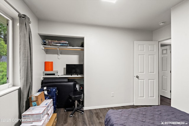 7490 W Rodney Cir, Wasilla, AK 99623 - bedroom featuring wood finished floors and multiple windows
