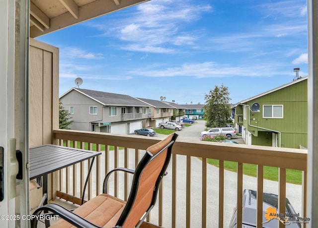 2598 Brookshire Loop # 27, Anchorage, AK 99504 - balcony with a residential view