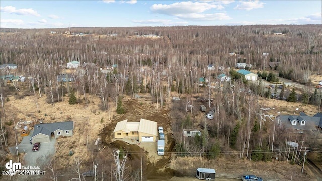 8328 S Ira Dr, Wasilla, AK 99623 - drone / aerial view of a heavily wooded area
