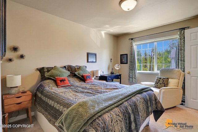 201 E Danna Ave Unit D, Wasilla, AK 99654 - view of carpeted bedroom
