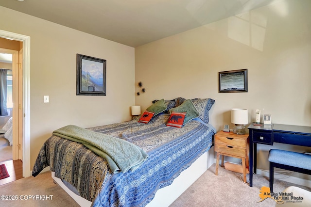 201 E Danna Ave Unit D, Wasilla, AK 99654 - view of carpeted bedroom