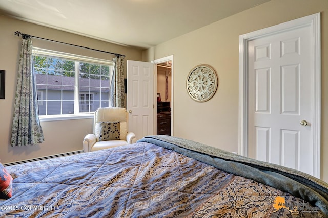 201 E Danna Ave Unit D, Wasilla, AK 99654 - bedroom with a baseboard heating unit