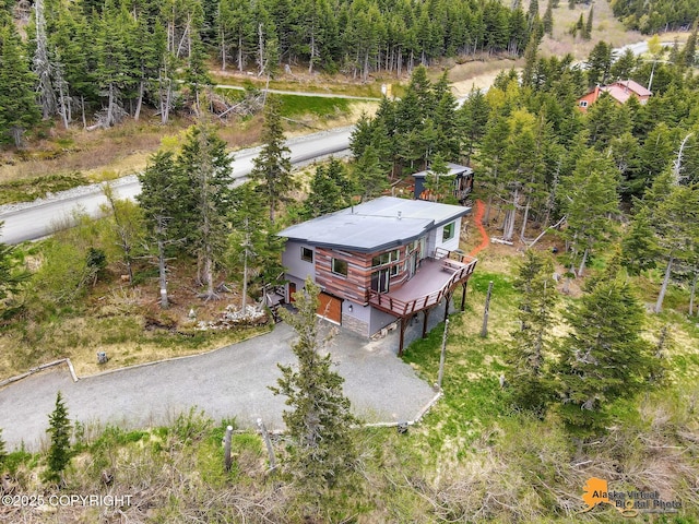17132 Carl St, Anchorage, AK 99516 - drone / aerial view of a heavily wooded area