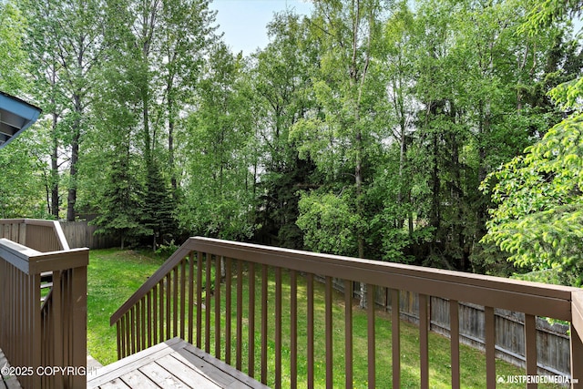 11730 Nix Ct, Anchorage, AK 99515 - view of wooden deck