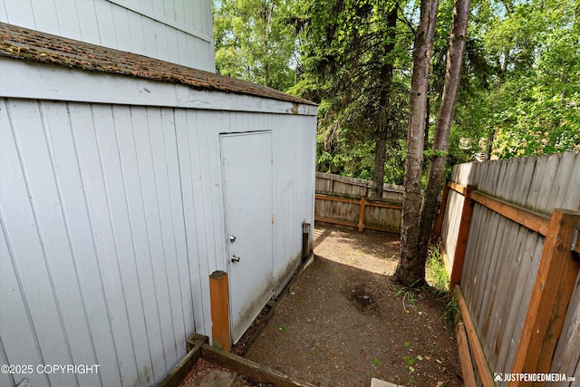 11730 Nix Ct, Anchorage, AK 99515 - view of shed featuring a fenced backyard