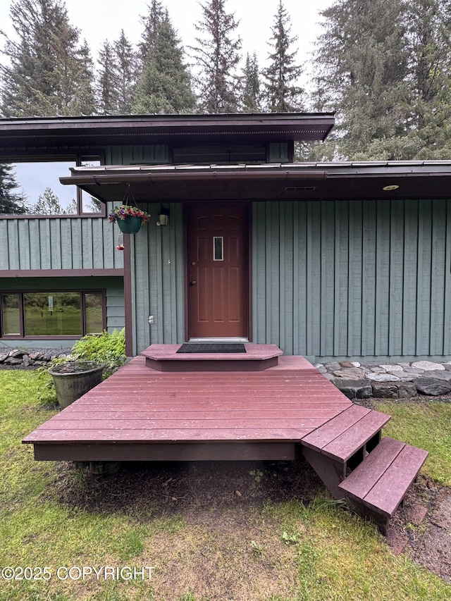 34008 Orlander Ave, Seward, AK 99664 - view of wooden deck