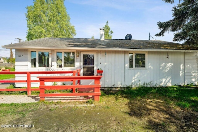 1507 Elmendorf Dr, Anchorage, AK 99504 - ranch-style house with a chimney