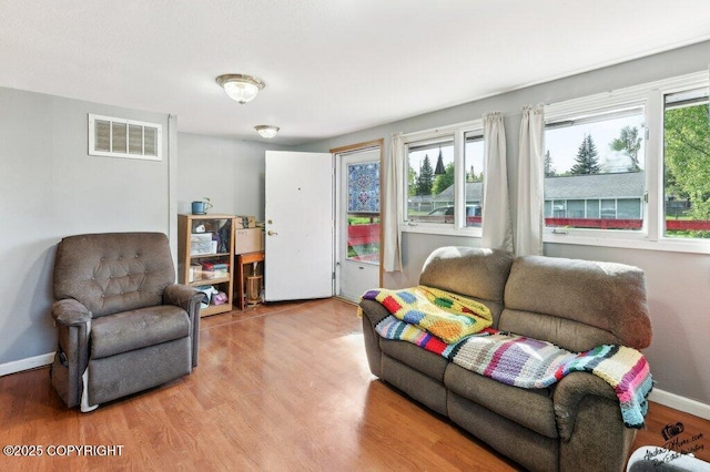1507 Elmendorf Dr, Anchorage, AK 99504 - living room featuring wood finished floors and baseboards