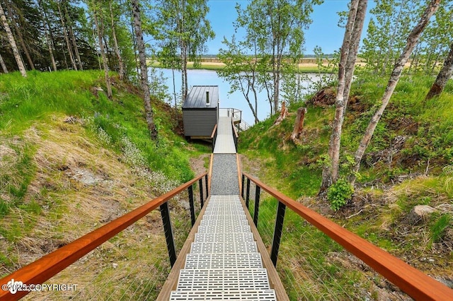 1308 Cunningham Ct, Kenai, AK 99611 - dock featuring a water view