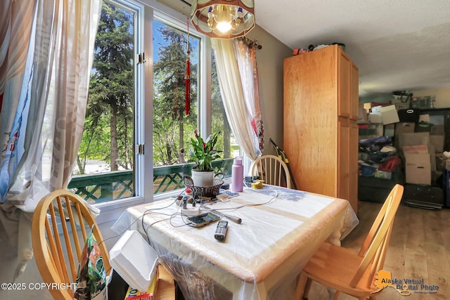 7510 Peck Ave, Anchorage, AK 99504 - dining room featuring healthy amount of natural light and wood finished floors