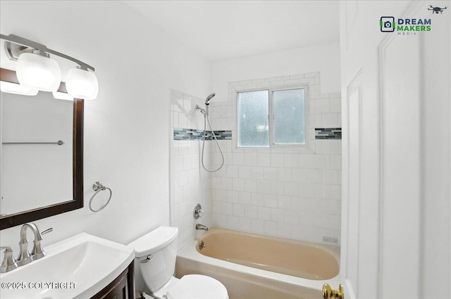 1918 Juneau Dr, Anchorage, AK 99501 - bathroom featuring vanity and shower / bathtub combination