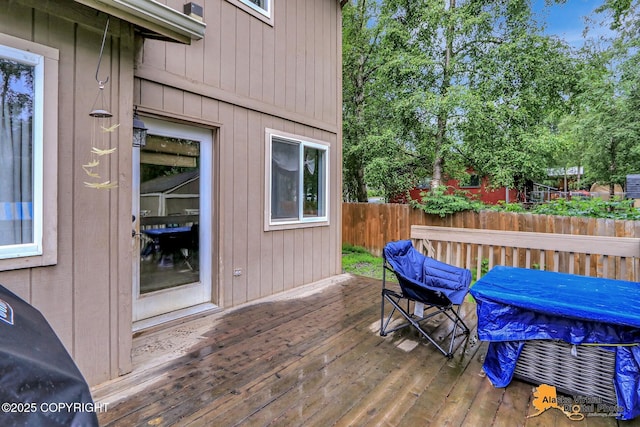 18924 Third St, Eagle River, AK 99577 - view of wooden deck