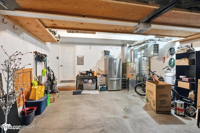8968 Little Brook St, Anchorage, AK 99507 - basement featuring electric panel and secured water heater