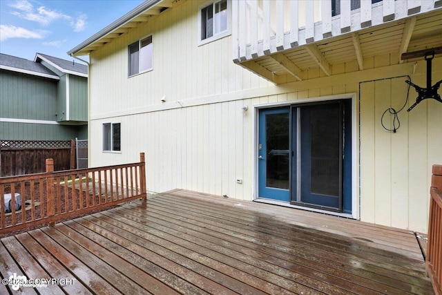 8968 Little Brook St, Anchorage, AK 99507 - view of wooden deck