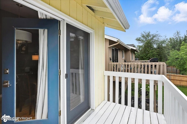 8968 Little Brook St, Anchorage, AK 99507 - view of wooden deck