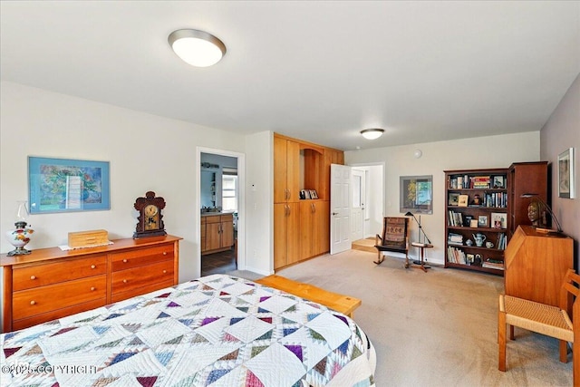 48585 Runners Ave, Soldotna, AK 99669 - bedroom featuring light carpet and ensuite bathroom