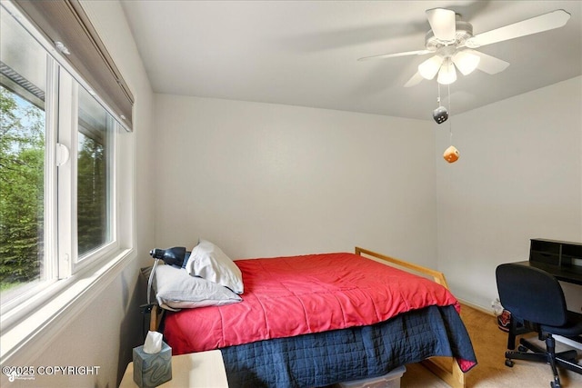 5420 E 112th Ave, Anchorage, AK 99516 - carpeted bedroom with a ceiling fan