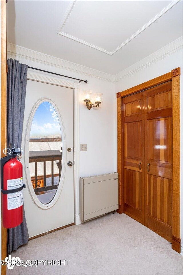 40327 S Malaspina Loop, Talkeetna, AK 99676 - carpeted foyer with crown molding