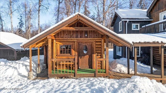 40327 S Malaspina Loop, Talkeetna, AK 99676 - view of snow covered structure