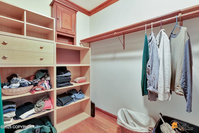 7408 N Grouse Loop, Wasilla, AK 99654 - walk in closet with wood finished floors