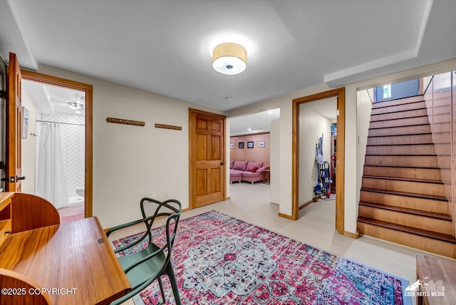 1601 Bannister Dr, Anchorage, AK 99508 - office featuring baseboards