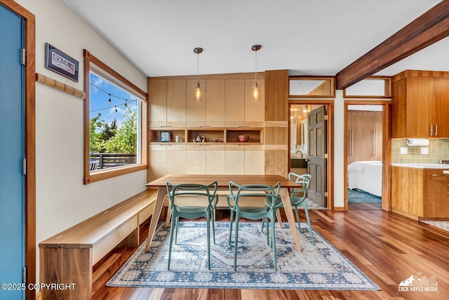 1601 Bannister Dr, Anchorage, AK 99508 - dining area featuring wood finished floors