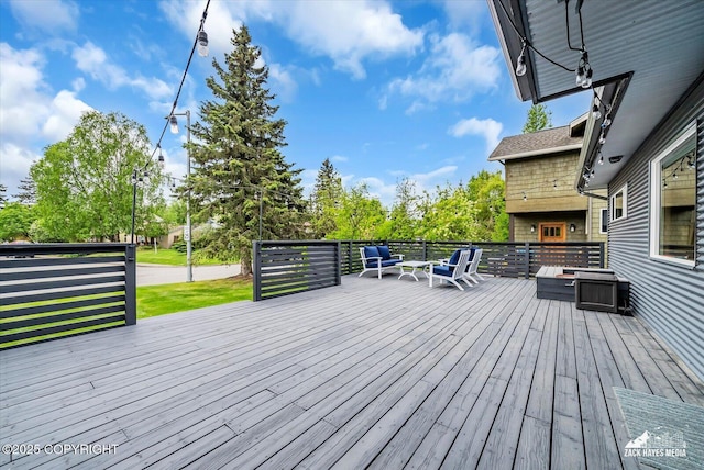 1601 Bannister Dr, Anchorage, AK 99508 - view of deck