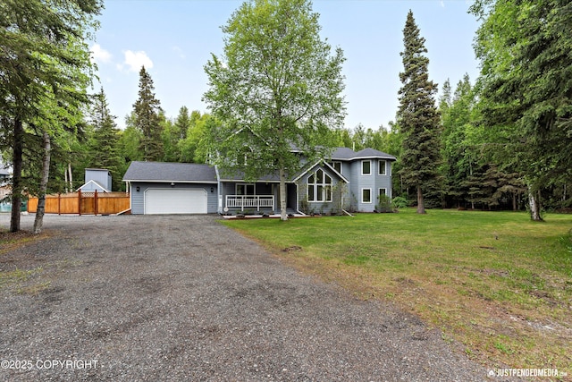 1701 Woo Blvd, Anchorage, AK 99515 - view of front of home featuring a garage and driveway