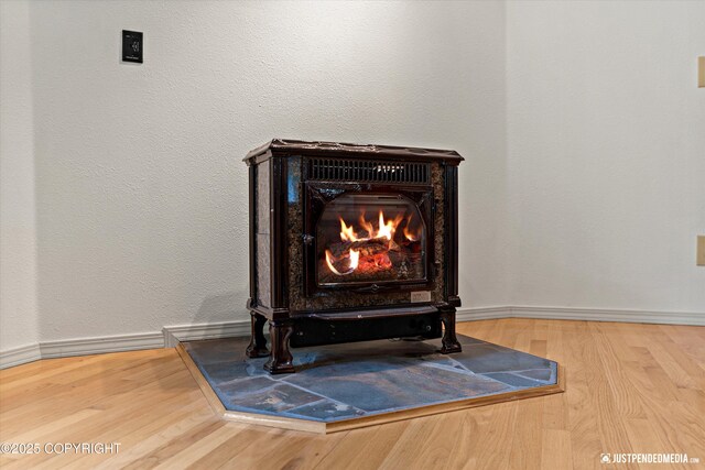 1701 Woo Blvd, Anchorage, AK 99515 - detailed view of wood finished floors and baseboards