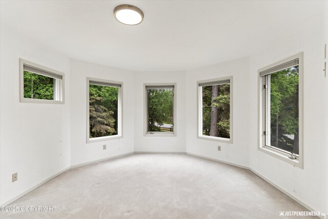 1701 Woo Blvd, Anchorage, AK 99515 - empty room with plenty of natural light, light colored carpet, and baseboards