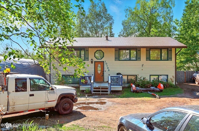 10132 Chickaloon St, Eagle River, AK 99577 - split foyer home with roof with shingles