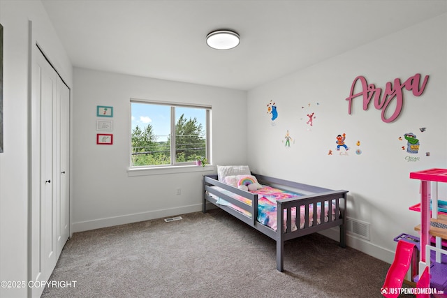 7864 Crane Cir, Anchorage, AK 99502 - bedroom with carpet flooring and a closet