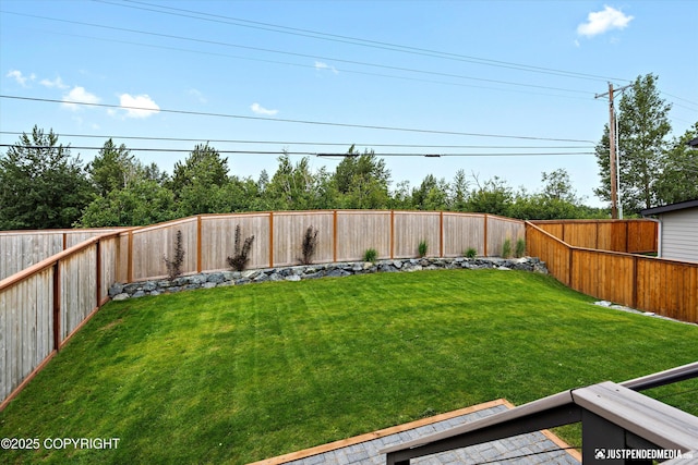 7864 Crane Cir, Anchorage, AK 99502 - view of fenced backyard
