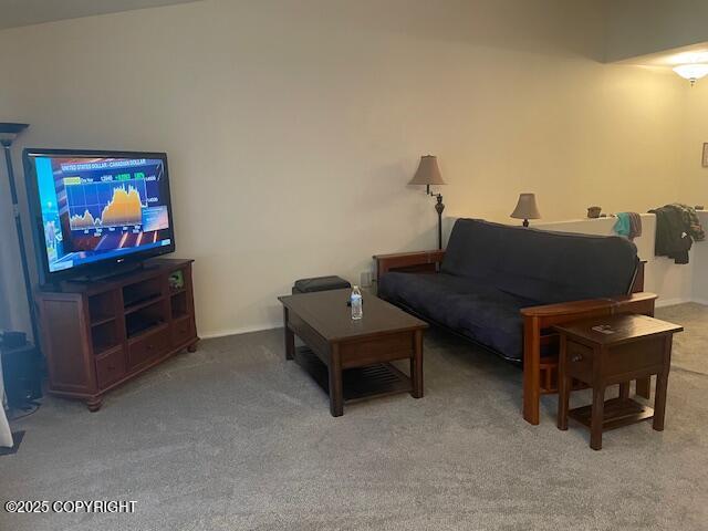 17491 Fire Eagle Way # 6, Eagle River, AK 99577 - living area featuring carpet floors