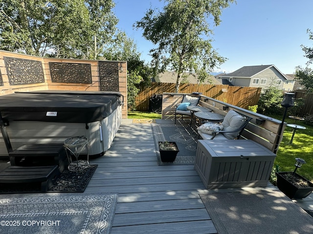 5893 Kenai Fjords Loop, Anchorage, AK 99502 - deck with an outdoor living space