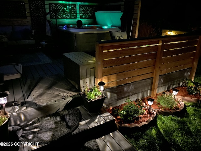 5893 Kenai Fjords Loop, Anchorage, AK 99502 - exterior view of a hot tub