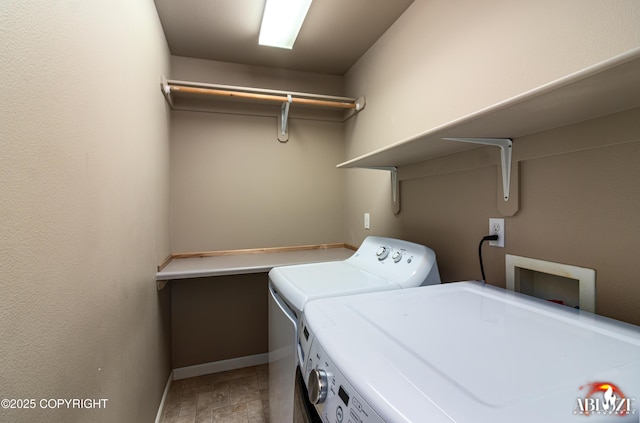 4106 E Country Fair Dr # A, Wasilla, AK 99654 - washroom with washer and dryer and baseboards