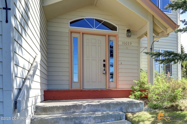 16059 Hidden Creek Ln, Anchorage, AK 99516 - view of exterior entry