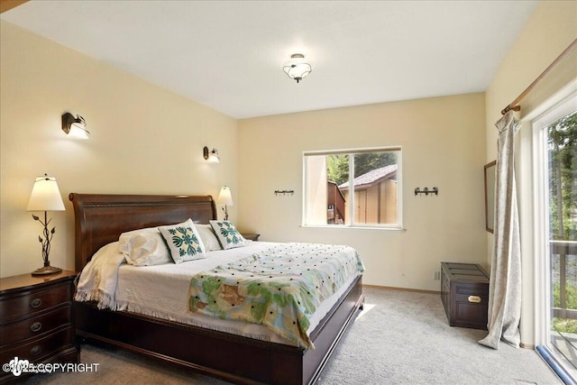 142 Vail Cir, Girdwood, AK 99587 - carpeted bedroom featuring baseboards