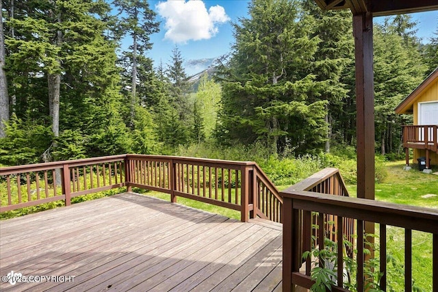142 Vail Cir, Girdwood, AK 99587 - view of deck