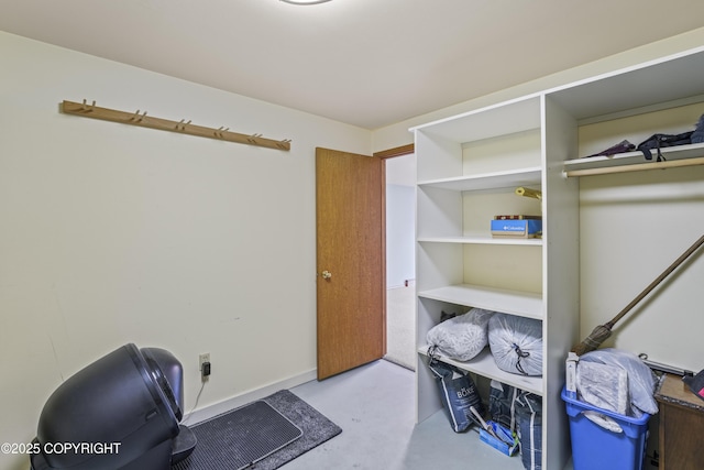 11751 Mary Ave, Anchorage, AK 99515 - office featuring finished concrete floors and baseboards