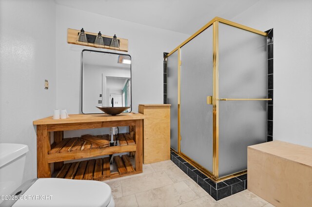 1855 Mission Rd, Homer, AK 99603 - full bathroom featuring a shower stall and vanity
