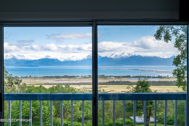 1855 Mission Rd, Homer, AK 99603 - water view with a mountain backdrop