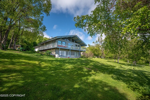 1855 Mission Rd, Homer, AK 99603 - view of grassy yard